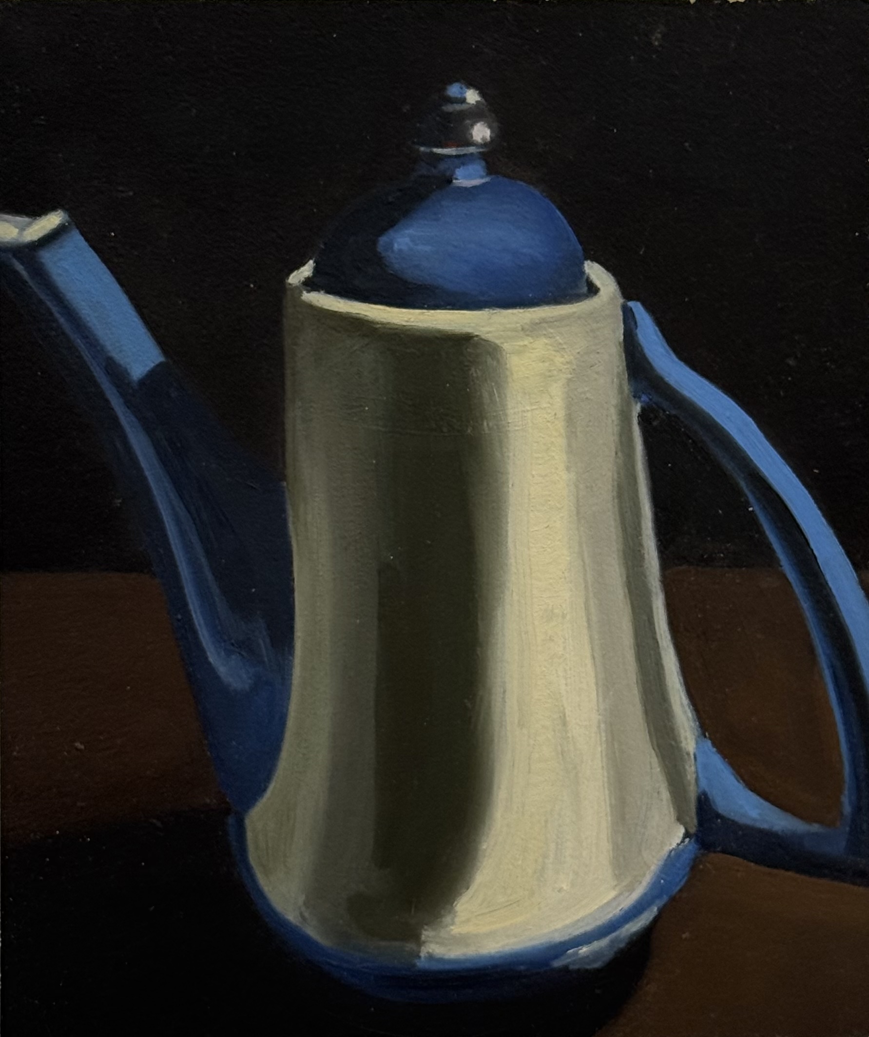 Blue Teapot by Fatima Romero